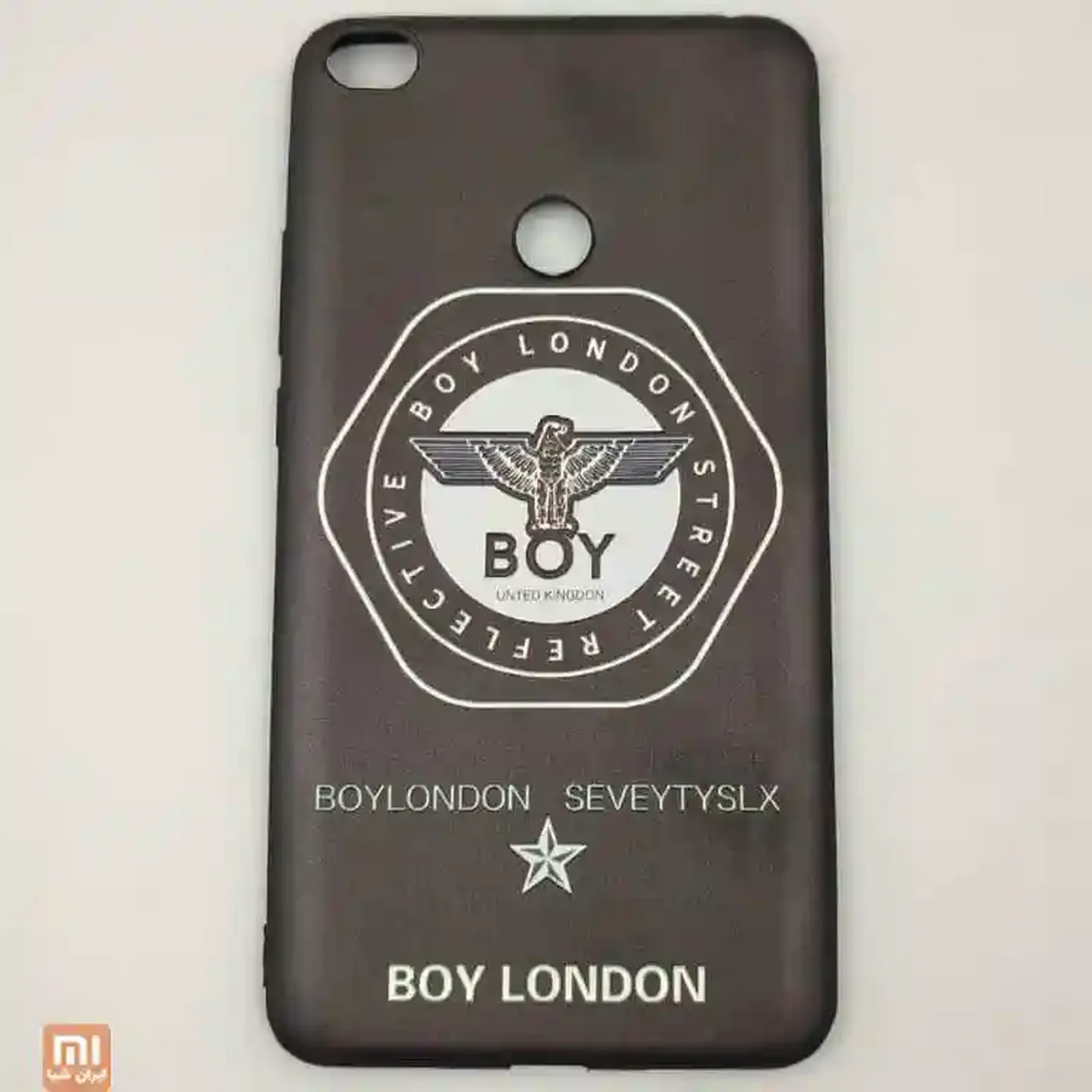 قاب طرح دار Boy London برای Mi Max 2 قاب ژله ای مشکی شیائومی Mi Max 2 با طرح سفید Boy London