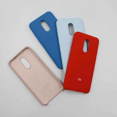 چیدمان رنگ‌های کاور سیلیکونی اورجینال شیائومی Redmi Note 5 Plus