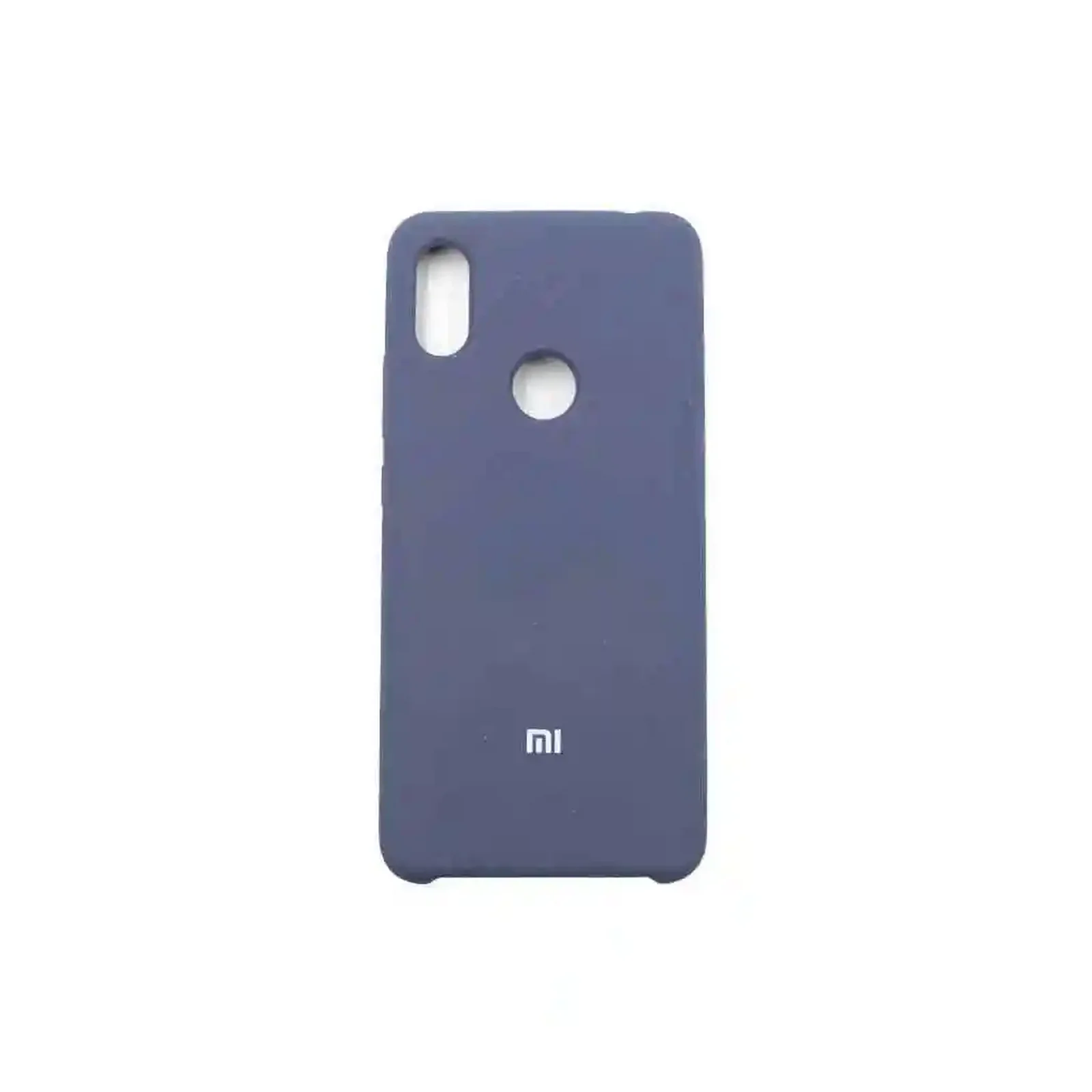 نمای کامل کاور سیلیکونی سرمه‌ای شیائومی Redmi S2