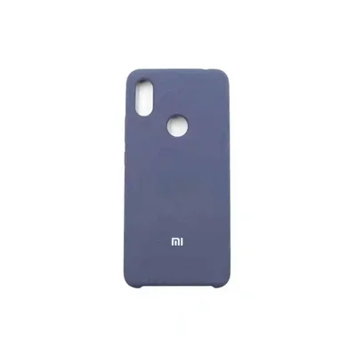 نمای کامل کاور سیلیکونی سرمه‌ای شیائومی Redmi S2
