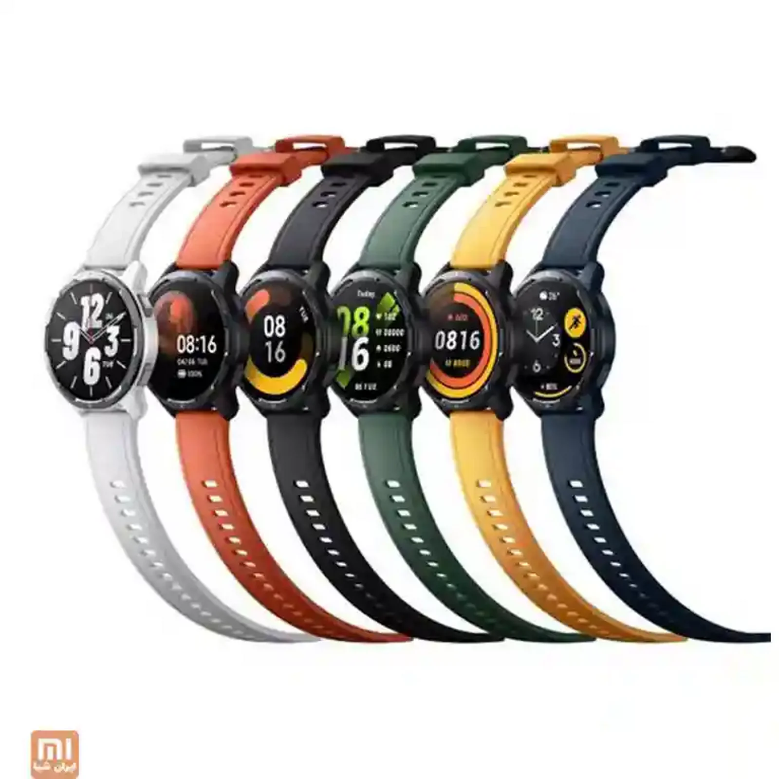 تنوع رنگ ساعت و بند Xiaomi S1 Active شش رنگ بند ساعت هوشمند شیائومی S1 Active