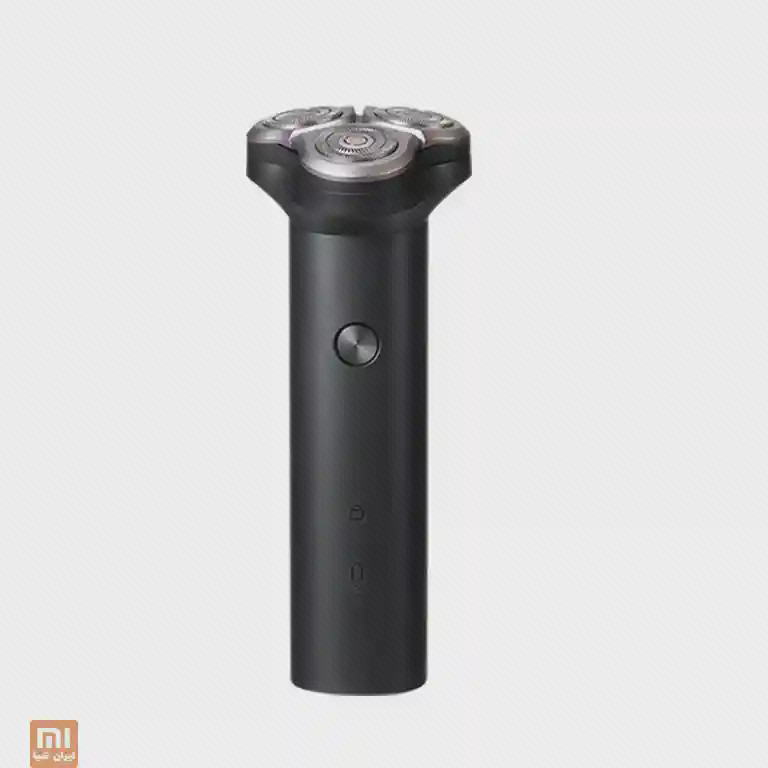 نمای اصلی ریشتراش Xiaomi Mijia S300 ریشتراش برقی مشکی شیائومی Mijia S300 از نمای روبهرو