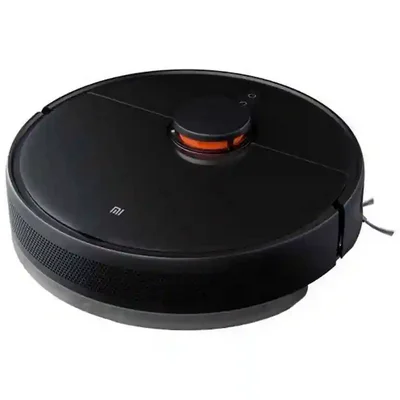 نمای سه‌رخ جارو رباتیک مشکی شیائومی Mi Robot Vacuum-Mop 2 Ultra