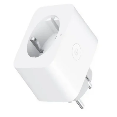 پریز هوشمند شیائومی Zigbee ZNCZ04LM نمای سهرخ پریز برق هوشمند شیائومی Mi Smart Plug Zigbee ZNCZ04LM سفید