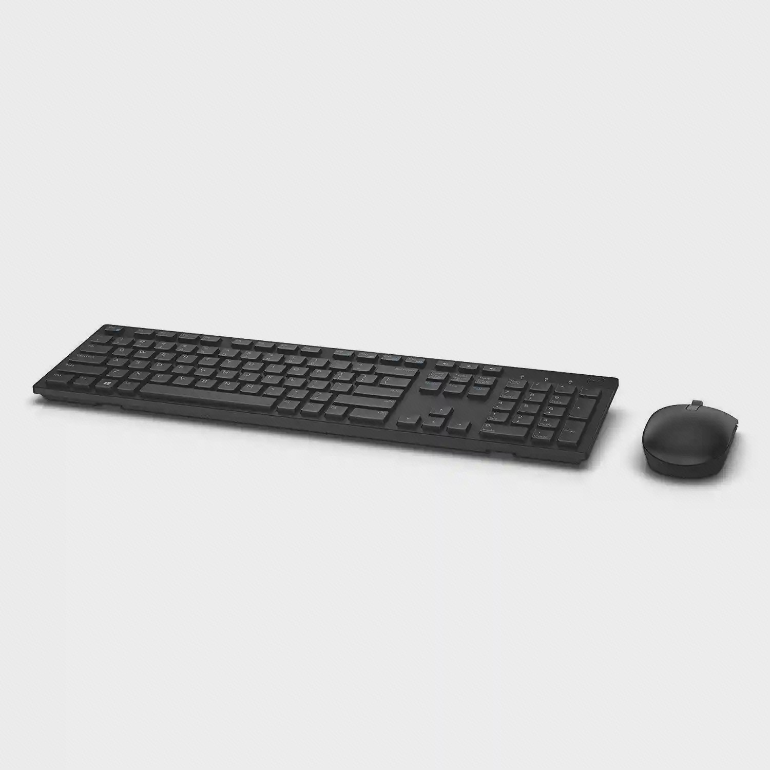 ست موس و کیبورد بی‌سیم مشکی شیائومی WXJS01YM از نمای سه‌رخ