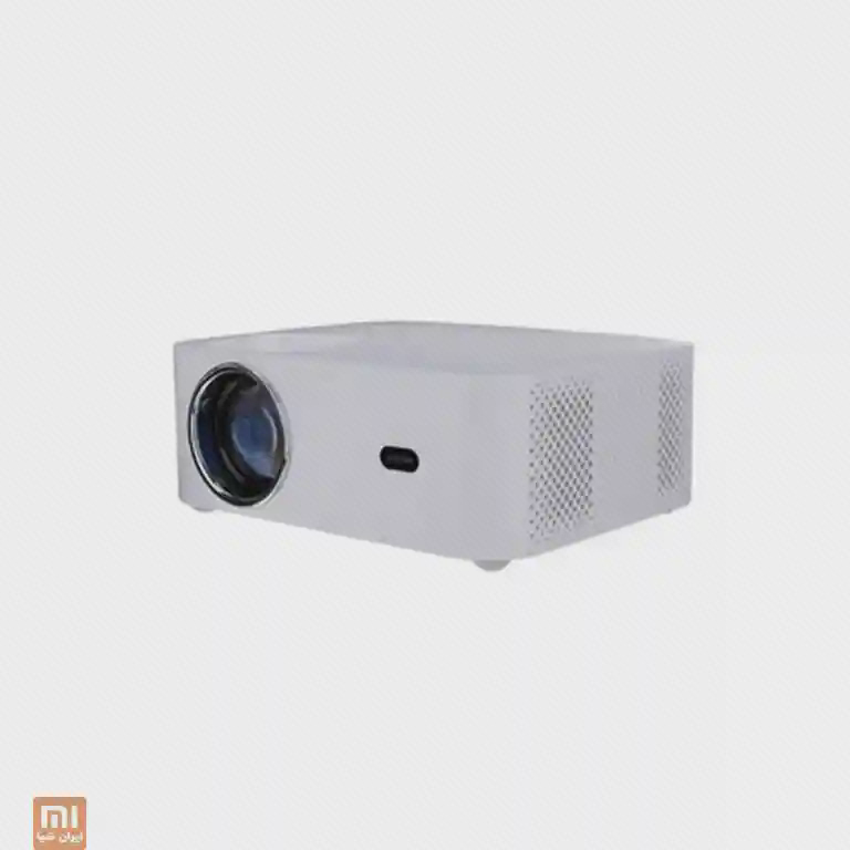 نمای اصلی پروژکتور Wanbo X1 Pro ویدئو پروژکتور سفید Wanbo X1 Pro از نمای مایل