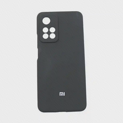 قاب مشکی شیائومی Redmi Note 11 Pro Plus کاور سیلیکونی مشکی Redmi Note 11 Pro Plus از نمای پشت