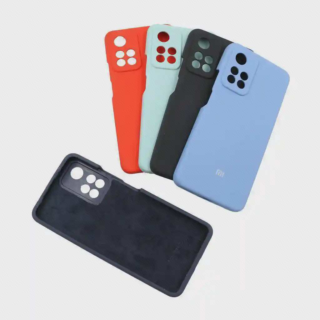 چهار کاور سیلیکونی Redmi Note 11 Pro Plus با آستر داخلی