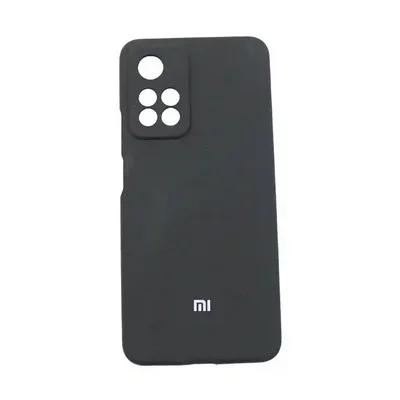 کاور سیلیکونی مشکی Redmi Note 11 Pro Plus از نمای پشت