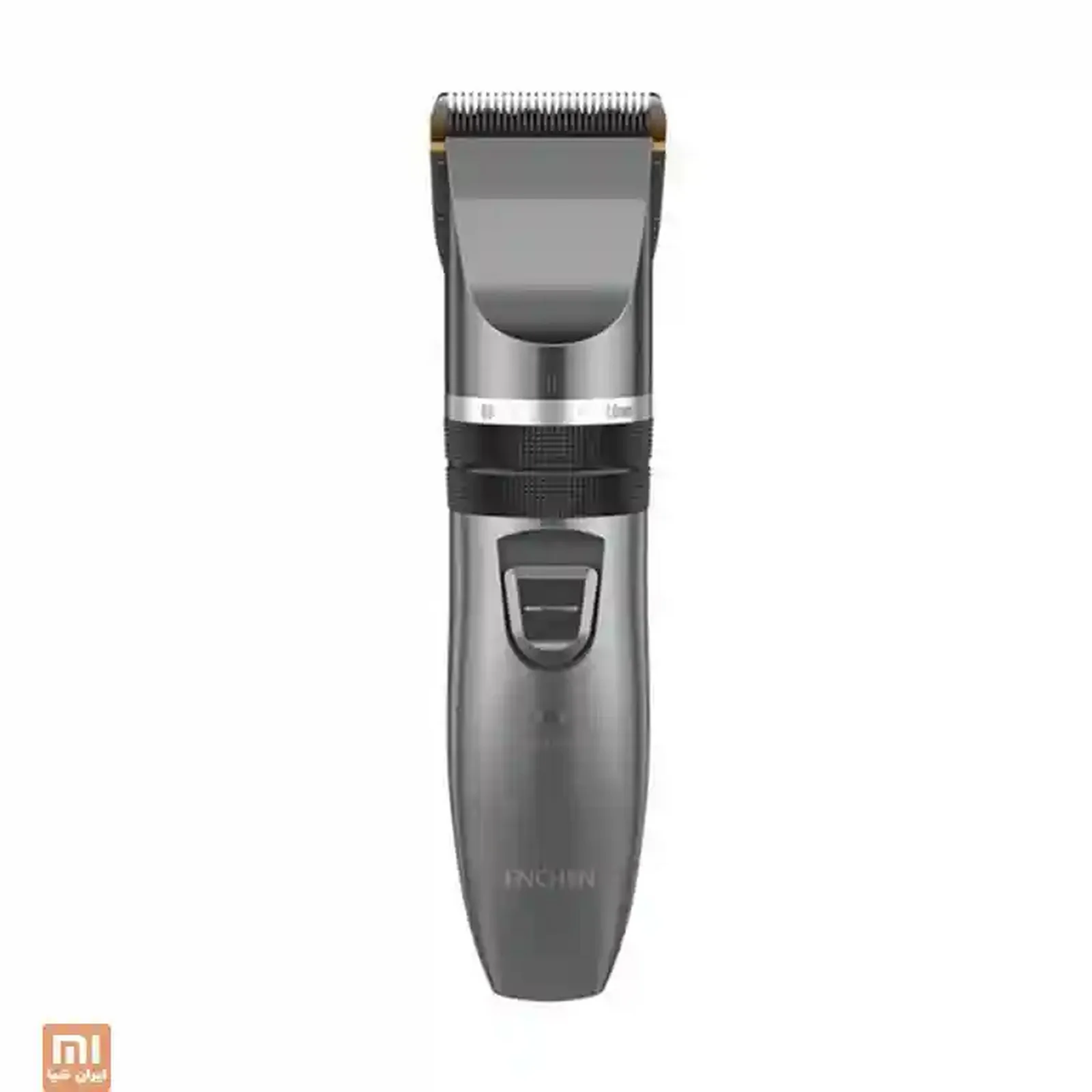 نمای روبهرو ماشین اصلاح ENCHEN Sharp X F303-BK ماشین اصلاح شارژی ENCHEN Sharp X F303-BK با تیغه نقرهای و بدنه خاکستری