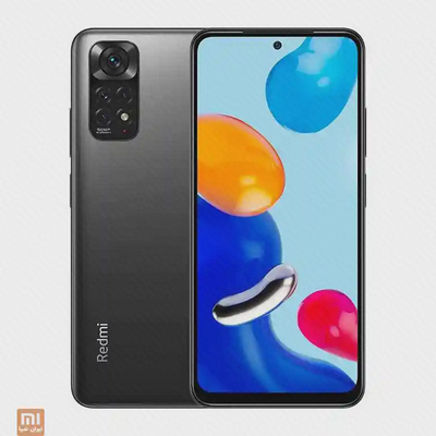 بدنه مشکی Redmi Note 11 Pro نمای جلو و پشت مشکی Redmi Note 11 Pro با دوربین ۵۰ مگاپیکسلی