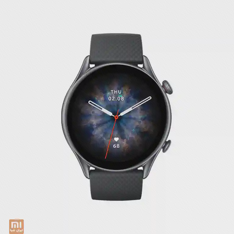نمای اصلی Amazfit GTR 3 Pro مشکی ساعت هوشمند Amazfit GTR 3 Pro مشکی از نمای روبهرو