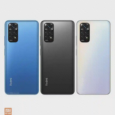 رنگبندی Redmi Note 11S سه رنگ آبی مشکی و سفید گرادیانی Redmi Note 11S