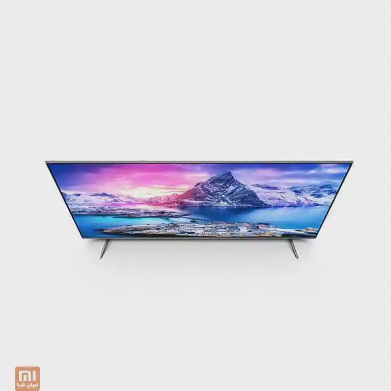 زاویه بالای تلویزیون Q1E ۵۵ اینچ نمای تلویزیون Xiaomi Q1E 55 از زاویه بالاتر