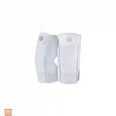 زانوبند الکتریکی سفید شیائومی PMA-G10 در دو نمای جلو و کنار