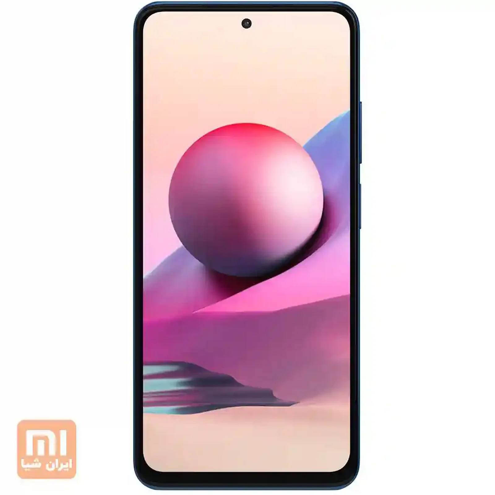نمای جلوی گوشی شیائومی Redmi Note 10S با دوربین سلفی حفره‌ای مرکزی