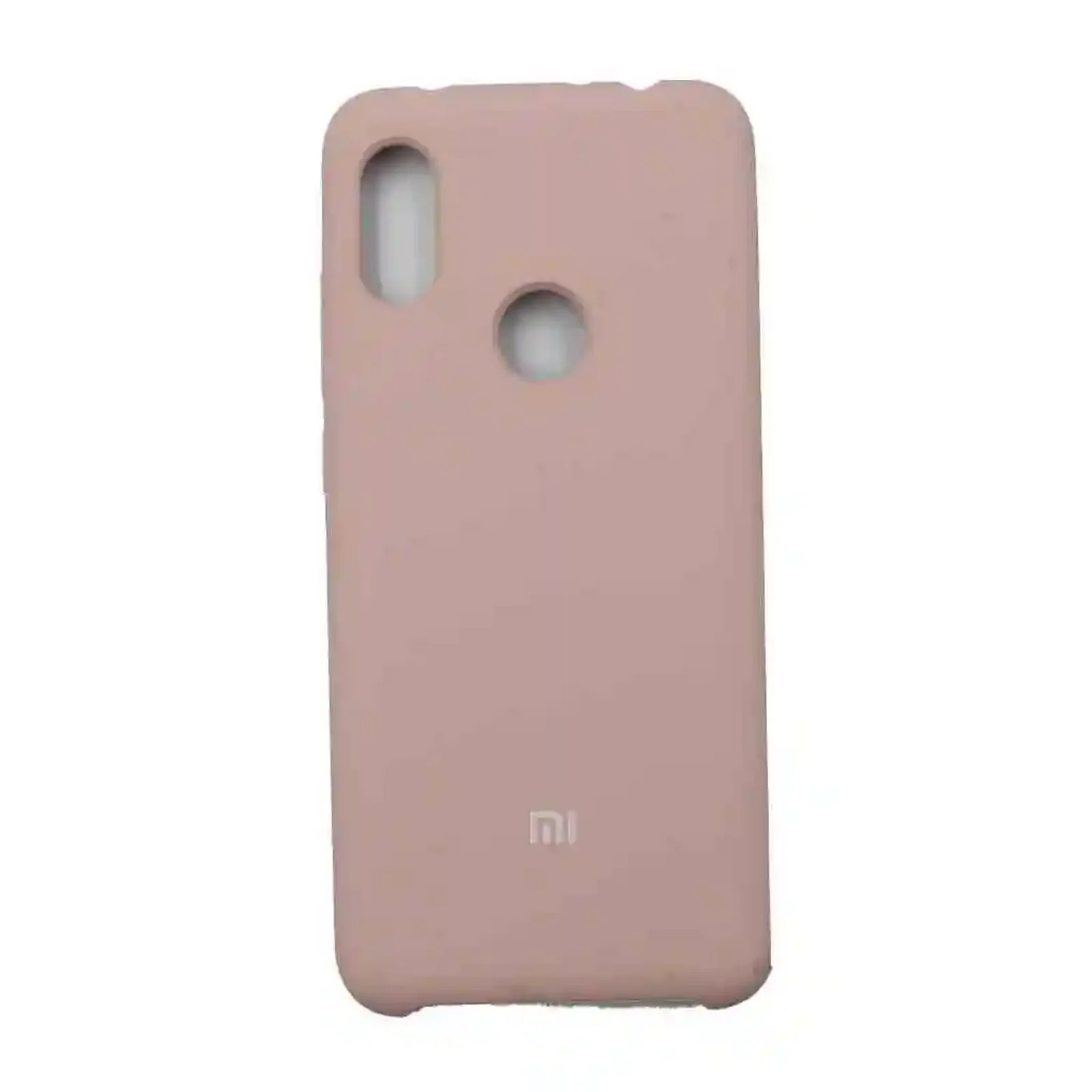 قاب صورتی شیائومی ردمی نوت 6 پرو کاور سیلیکونی صورتی کمرنگ Redmi Note 6 Pro