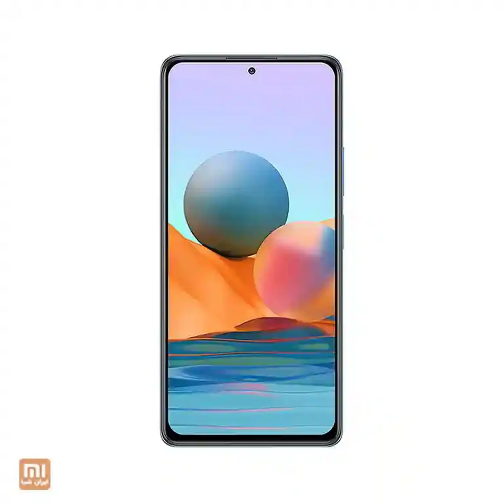 نمای روبه‌روی گوشی شیائومی Redmi Note 10 Pro با دوربین سلفی مرکزی