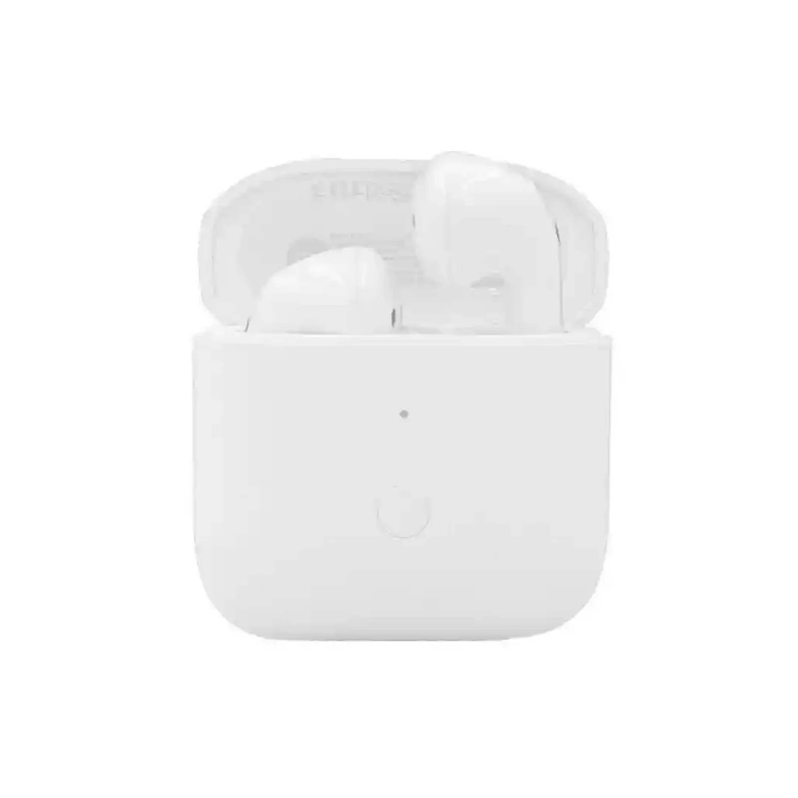 نمای اصلی کیس باز Redmi Buds 3 کیس شارژ سفید Redmi Buds 3 با در باز و ایربادها داخل محفظه