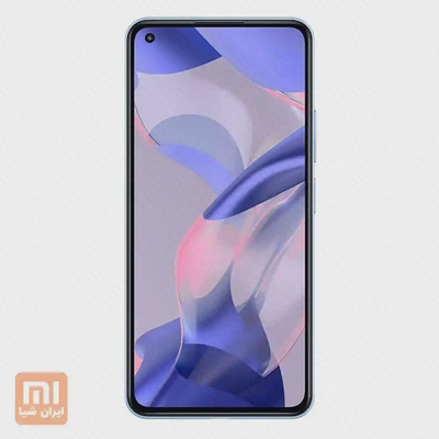 نمای جلوی Xiaomi 11 Lite 5G NE با دوربین سلفی گوشه چپ