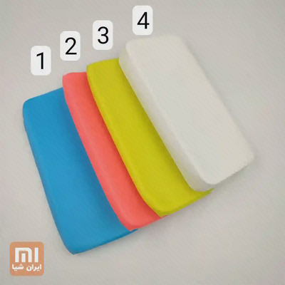رنگبندی کاور پاوربانک Redmi 20000 چهار رنگ کاور پاوربانک Redmi 20000mAh شامل آبی، قرمز، زرد و سفید