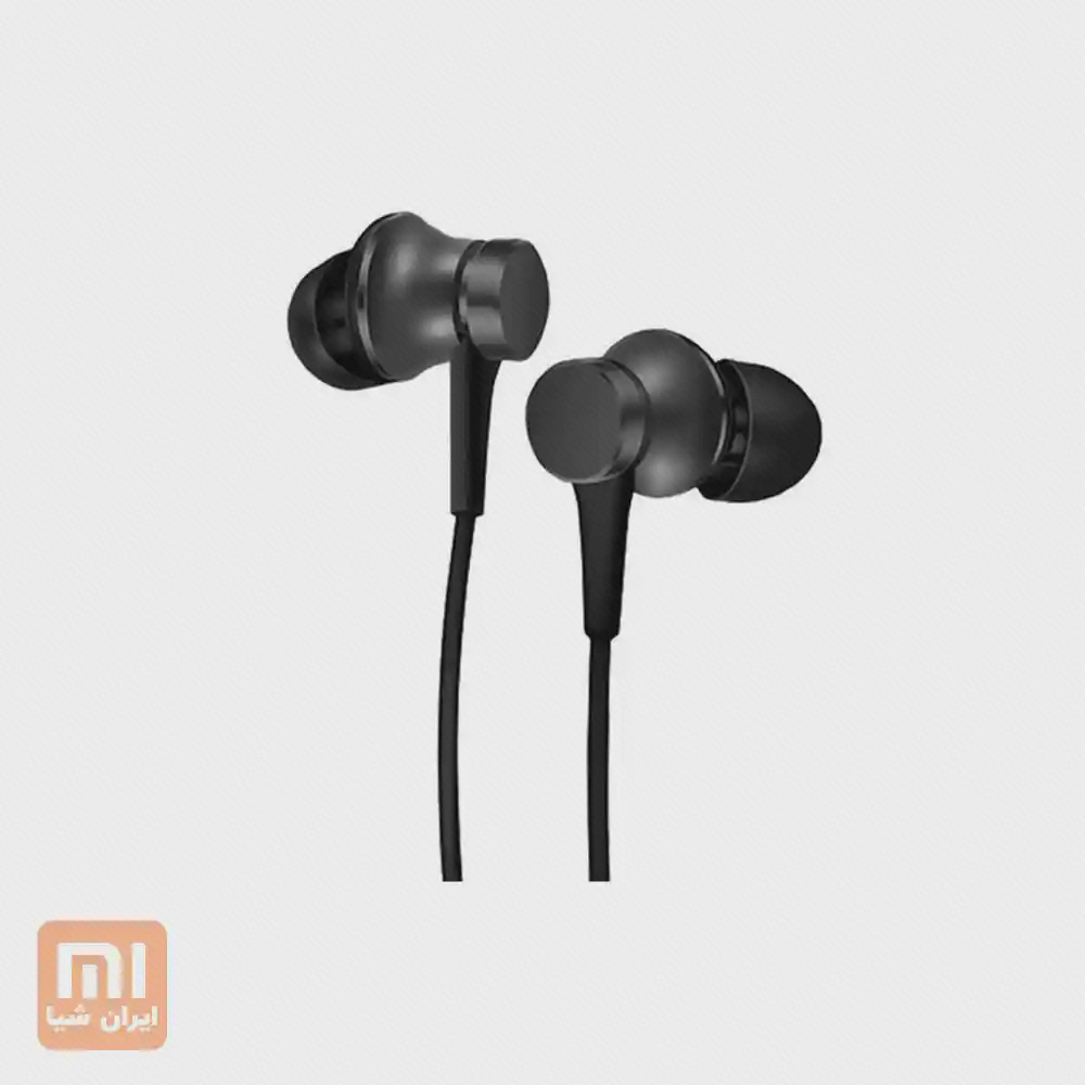 هندزفری سیمی Xiaomi Mi In-Ear Basic مشکی با سری سیلیکونی