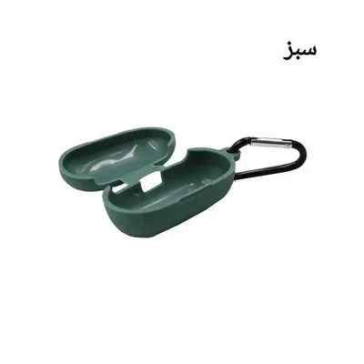 داخل کاور سیلیکونی سبز Haylou GT1 Plus با درپوش باز