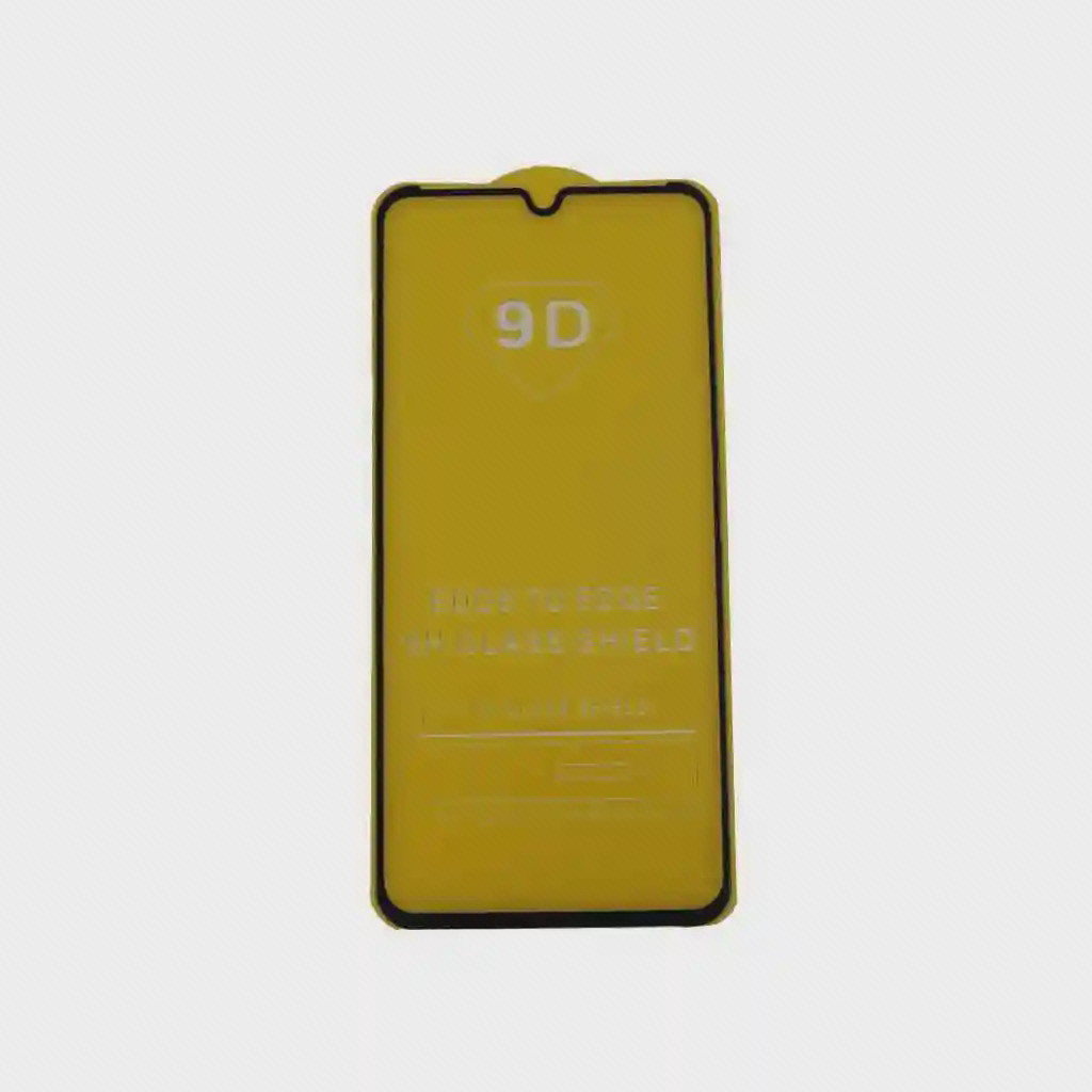 گلس 9D شیائومی Redmi 7 با حاشیه مشکی و بریدگی قطره‌ای