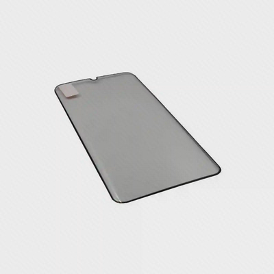 محافظ نانو Mi Note 10 شفاف با کادر مشکی و ناچ مرکزی
