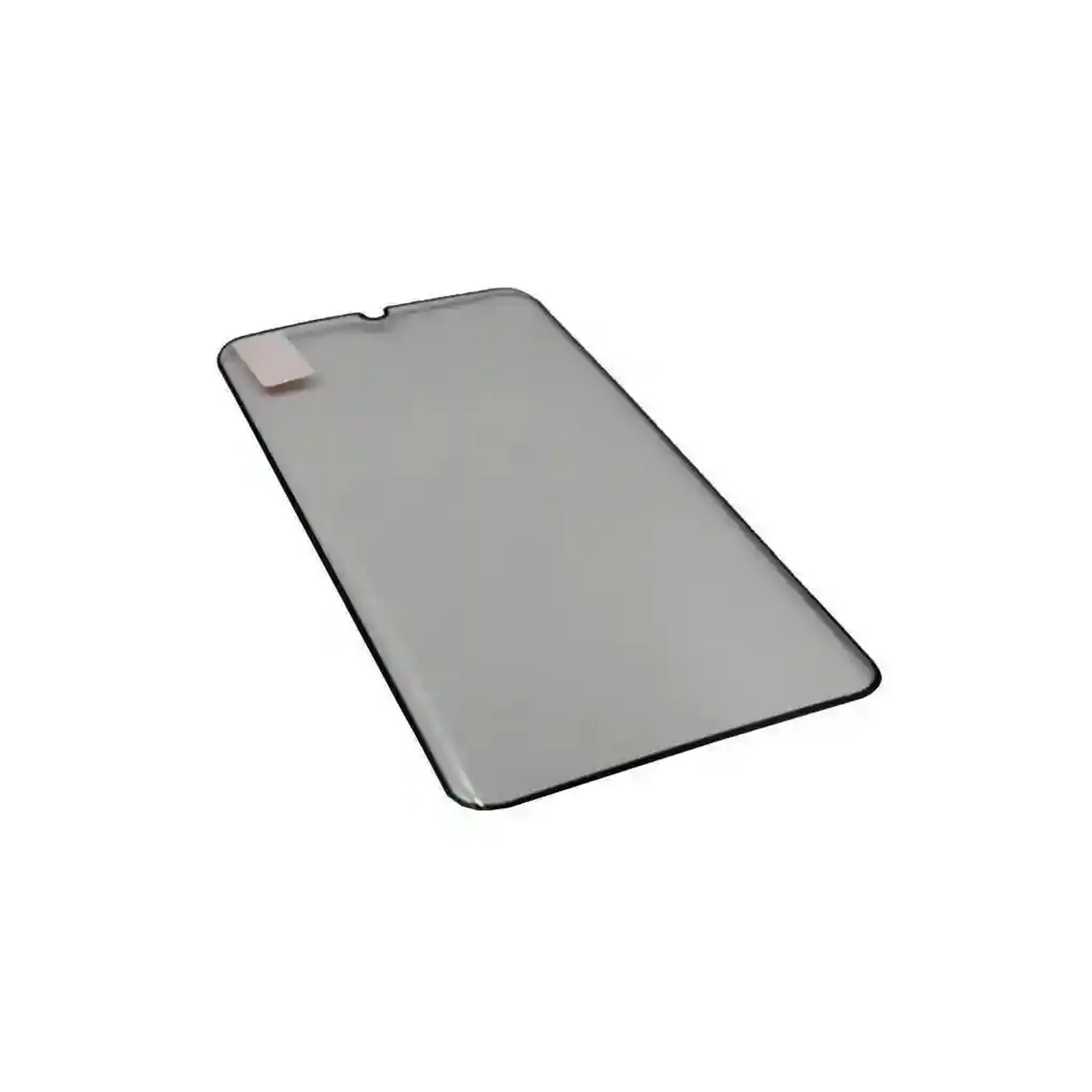 نمای کامل محافظ نانو Mi Note 10 Lite برچسب نانو Mi Note 10 Lite شفاف با حاشیه مشکی و ناچ قطرهای