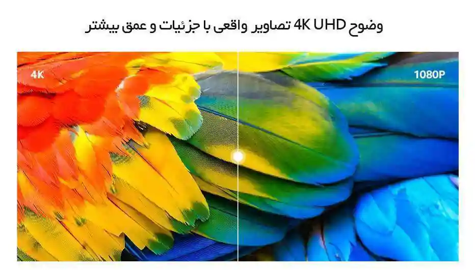 تلویزیون هوشمند شیائومی مدل P1 سایز 55 اینچ - کیفیت تصویر تلویزیون P1 سایز 55 اینچ - نمای 2