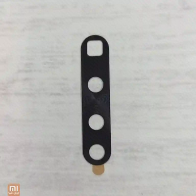 نمای کامل محافظ دوربین Mi Note 10 Lite محافظ لنز مشکی Mi Note 10 Lite با یک برش مربع و سه حفره گرد