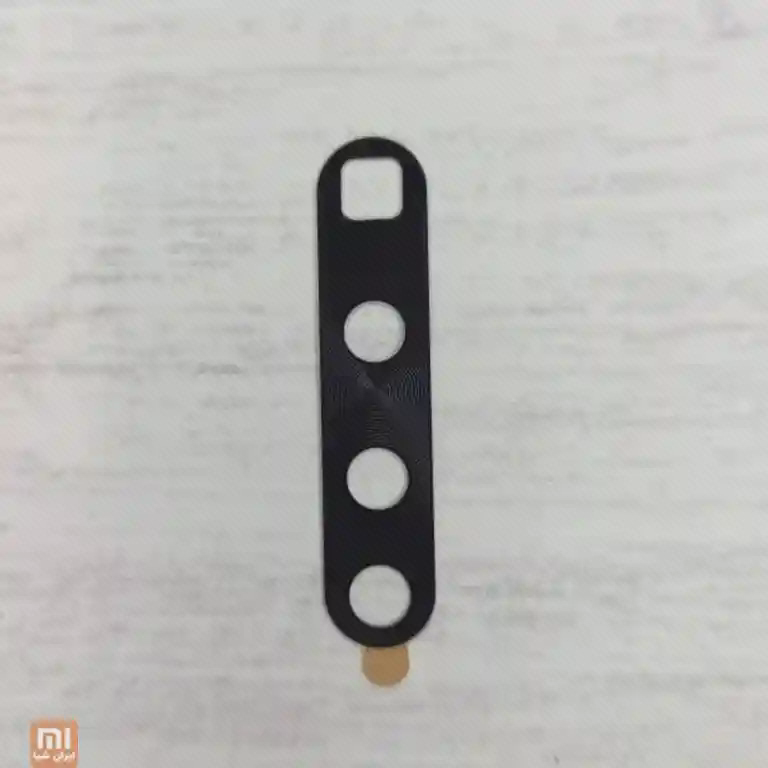 نمای کامل محافظ دوربین Mi Note 10 Lite محافظ لنز مشکی Mi Note 10 Lite با یک برش مربع و سه حفره گرد