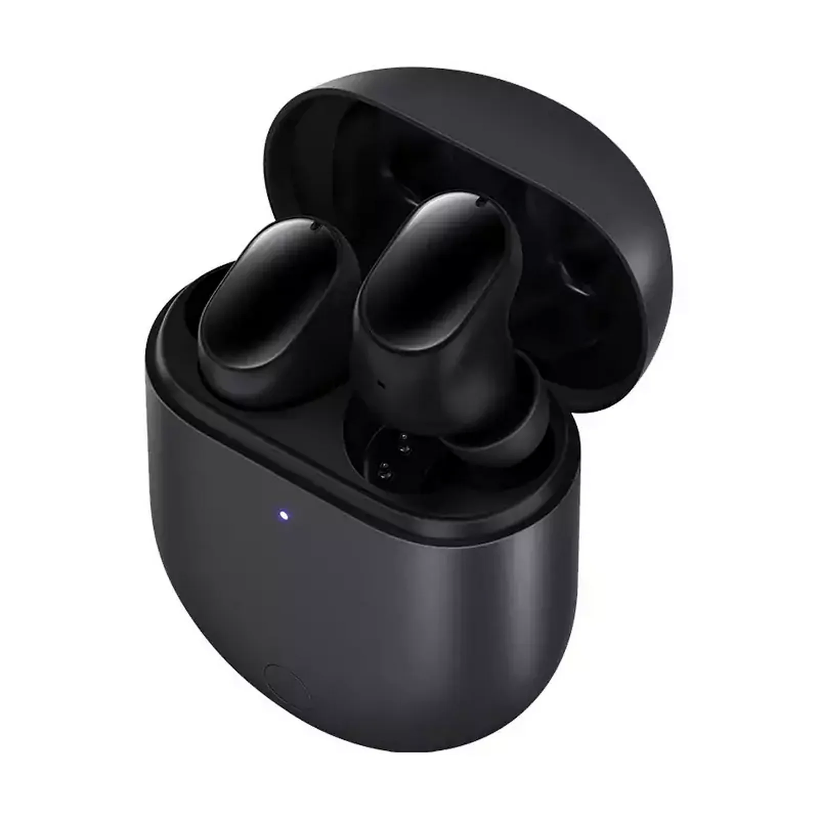 نمای نزدیک ردمی بادز 3 پرو مشکی هندزفری بلوتوثی مشکی Redmi Buds 3 Pro داخل کیس شارژ باز