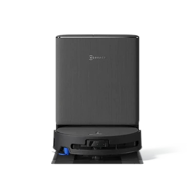 نمای اصلی Ecovacs T90 Pro Omni جارو رباتیک Ecovacs T90 Pro Omni مشکی داخل ایستگاه شارژ