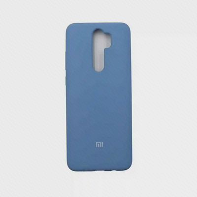 کاور آبی ملایم Redmi Note 8 Pro پشت کاور آبی ملایم Redmi Note 8 Pro با برش عمودی دوربین