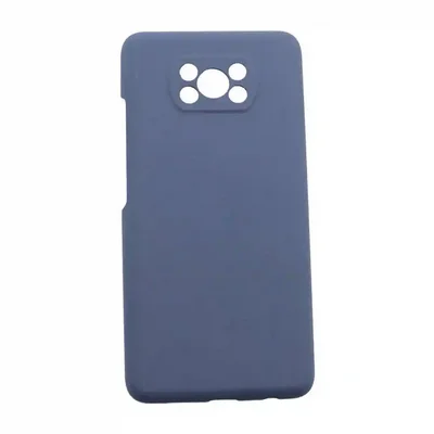 کاور آبی خاکستری Poco X3 کاور آبی خاکستری Poco X3 و X3 Pro با برشهای گرد دوربین