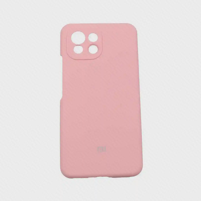 کاور صورتی Xiaomi Mi 11 Lite پشت کاور صورتی Xiaomi Mi 11 Lite با نشان Mi در گالری محصول