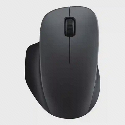 ماوس مشکی Xiaomi Comfort Edition با تکیه‌گاه شست و چرخ اسکرول