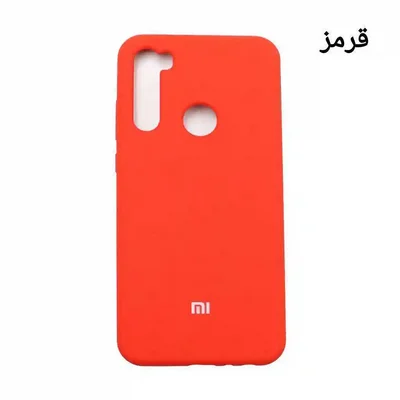 کاور قرمز Redmi Note 8T با برچسب فارسی قرمز