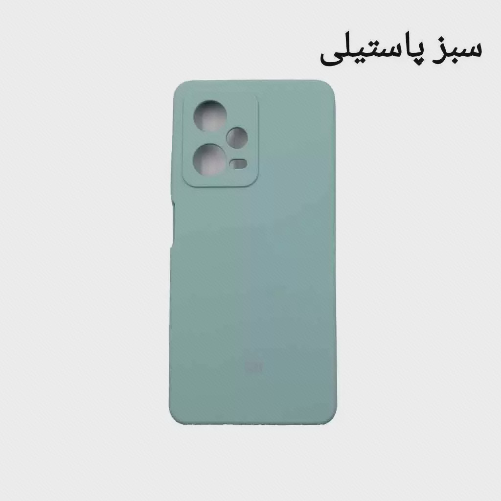 کاور سبز پاستلی Redmi Note 12 Pro Plus کاور سبز پاستلی Redmi Note 12 Pro Plus با برشهای دوربین