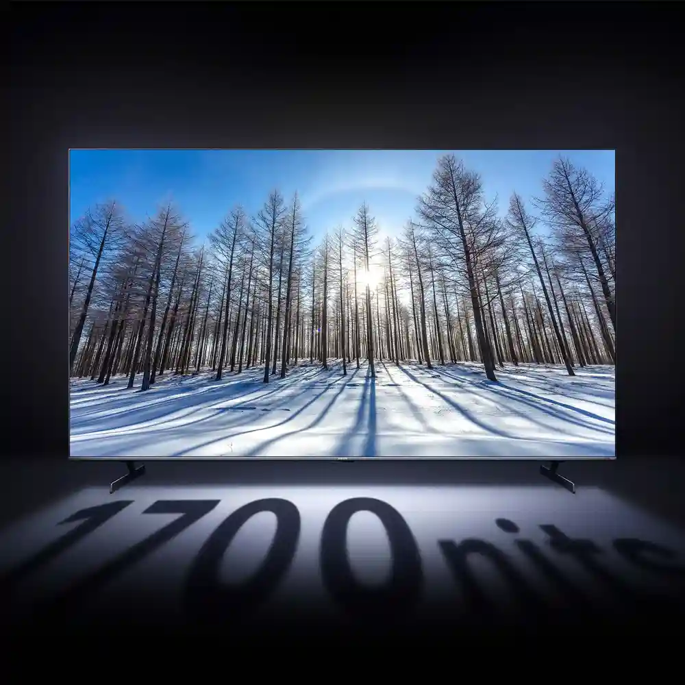 نمایش روشنایی اوج ۱۷۰۰ نیت تلویزیون Xiaomi S Pro Mini LED 75 2026