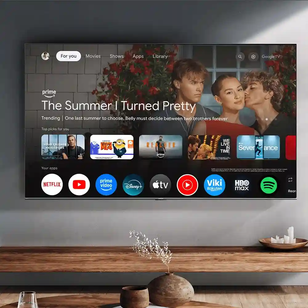 رابط Google TV روی تلویزیون Xiaomi S Pro Mini LED 75 2026
