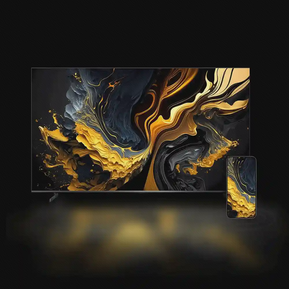 پخش تصویر موبایل روی تلویزیون Xiaomi TV Max 100 2025