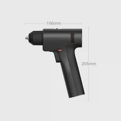 ابعاد بدنه دریل شارژی Mijia Brushless Drill 2