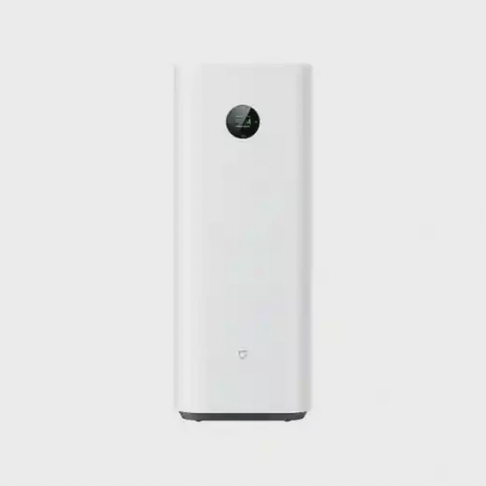 دستگاه سفید Mijia Smart Air Purifier 6 Plus با نمایشگر گرد از روبه‌رو
