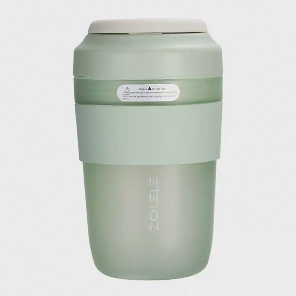آبمیوهگیر Zolele Zi102 سبز آبمیوهگیر قابل حمل Zolele Zi102 با بدنه سبز روشن و درپوش سفید