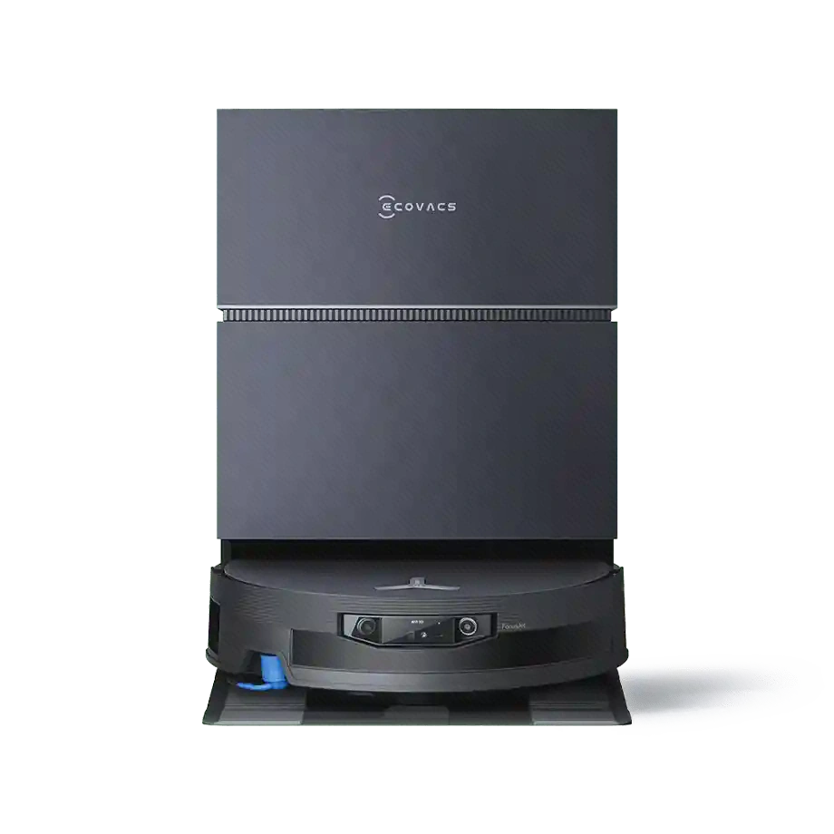 جارو مشکی Ecovacs DEEBOT X12 Pro Omni داخل استیشن با دو نازل جلویی