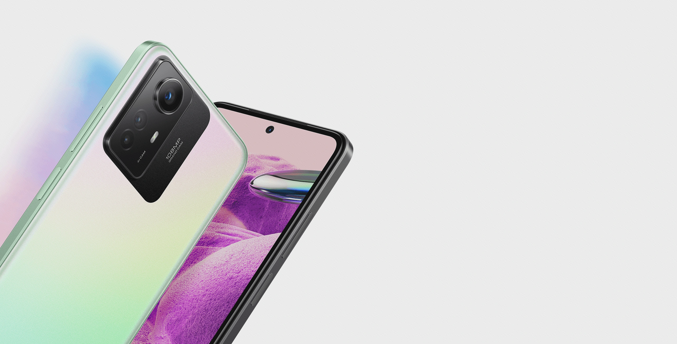 نمای رسمی بدنه و نمایشگر گوشی Redmi Note 12S