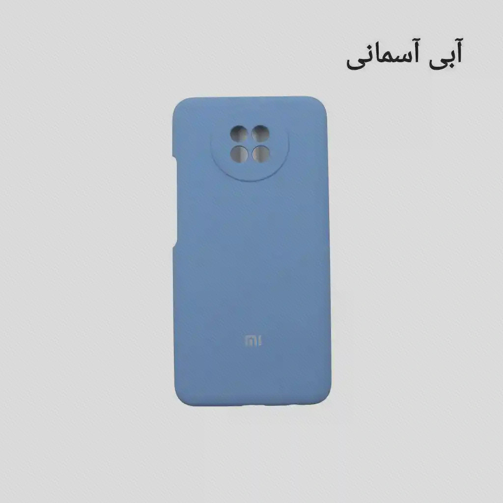 برش قسمت دوربین کاور Note 9T نمای پشت کاور آبی آسمانی Redmi Note 9T با چهار بازشوی گرد در قسمت بالایی